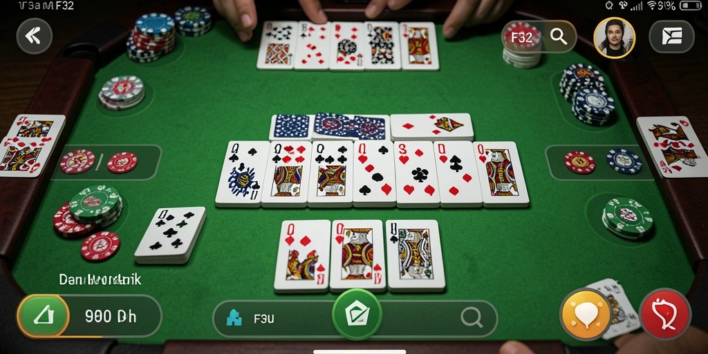 Tampilan gameplay F32 yang menarik dan kompetitif.